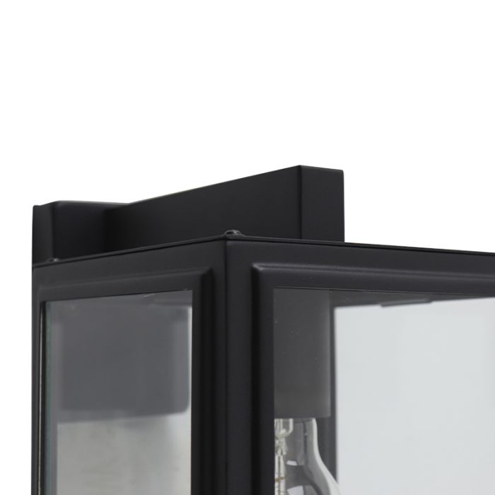 Nowoczesna lampa zewnętrzna czarna, Sidney, IP44