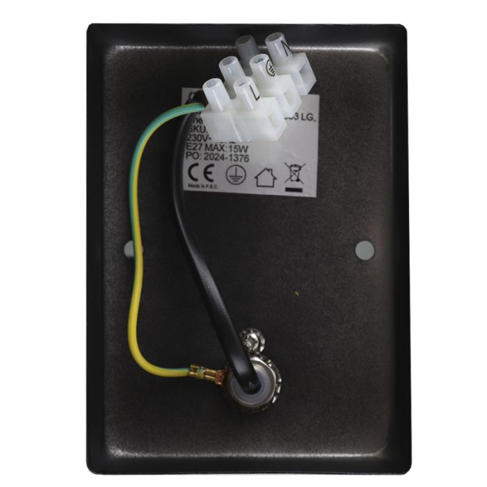 Nowoczesna lampa zewnętrzna czarna, Sidney, IP44