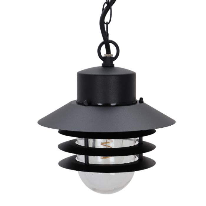 Stal Nierdzewna lampa zewnętrzna czarna, Felice, IP44