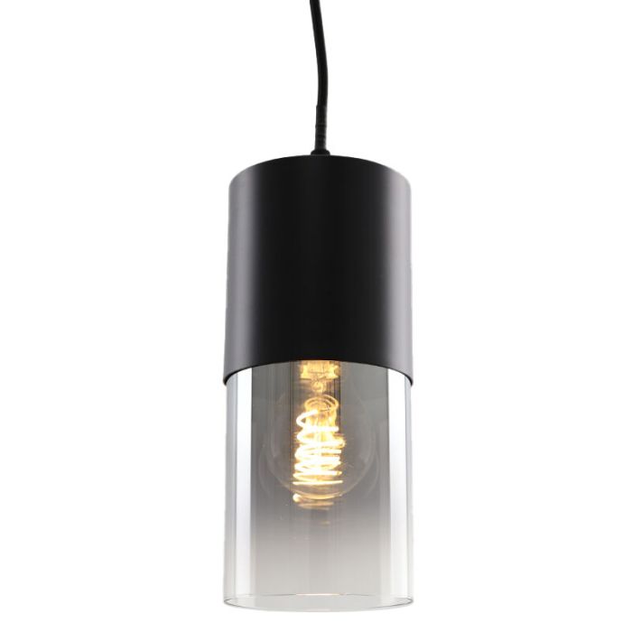 Nowoczesna lampa wisząca czarna, Huy