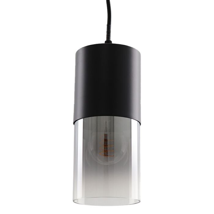 Nowoczesna lampa wisząca czarna, Huy