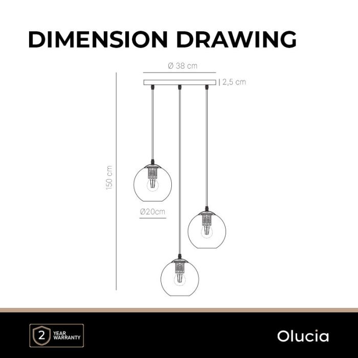 Design lampa wisząca różowa, Giada