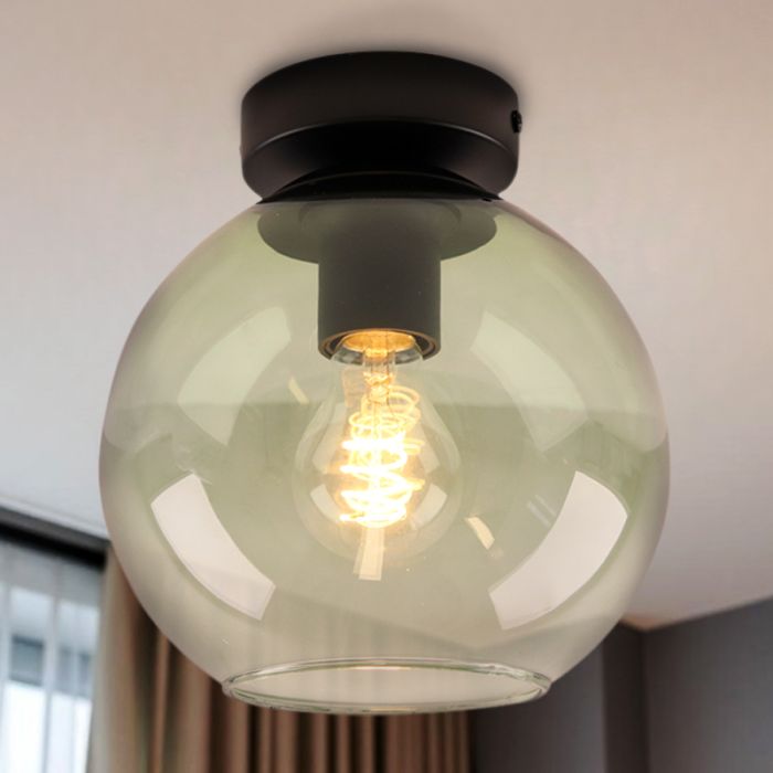 Design lampa sufitowa zielona, Giada