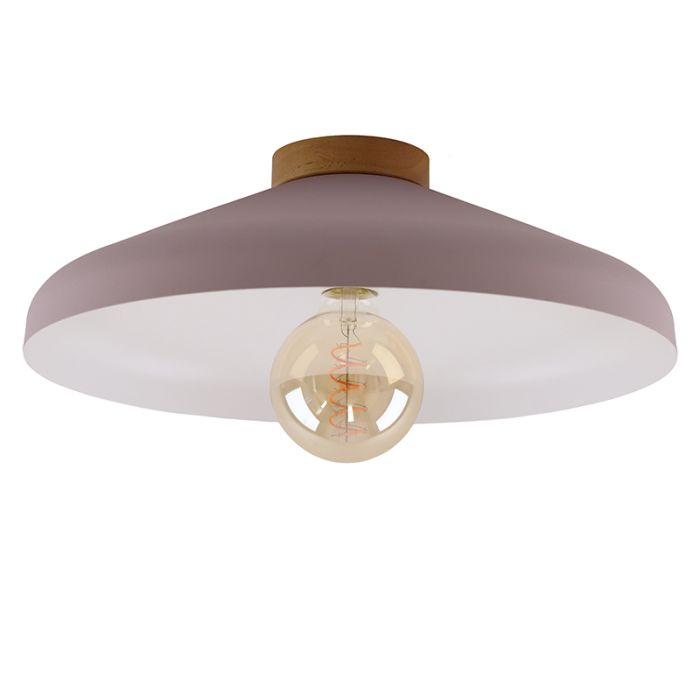 Rustykalna lampa sufitowa różowa, Freddie