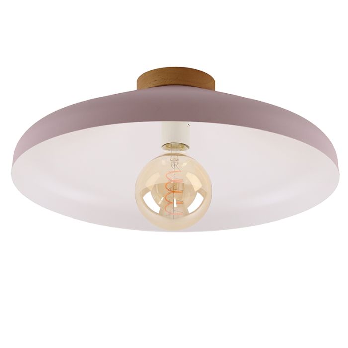 Rustykalna lampa sufitowa różowa, Freddie