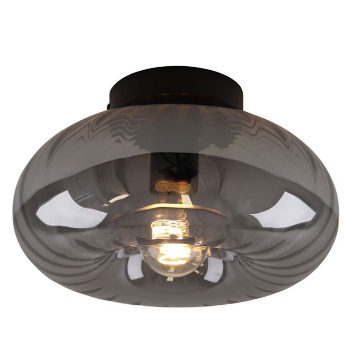 Retro lampa sufitowa szara, Diane