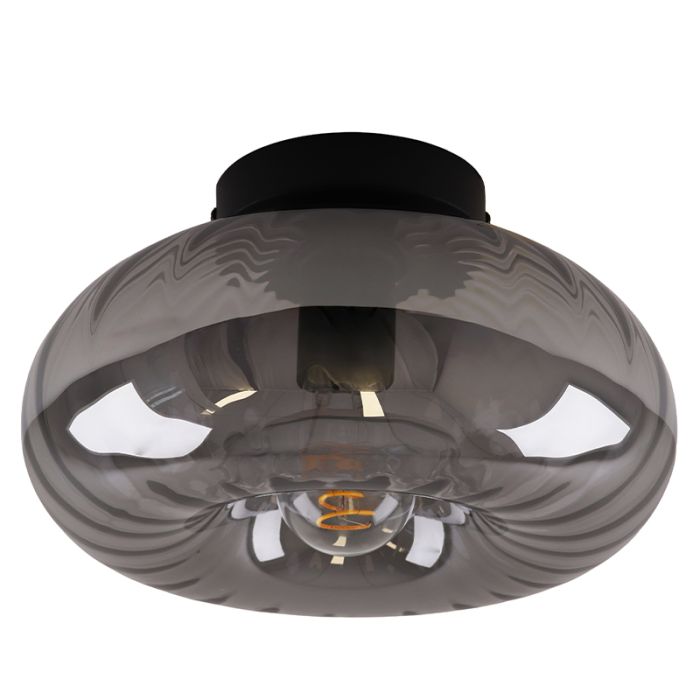 Retro lampa sufitowa szara, Diane