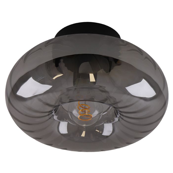 Retro lampa sufitowa szara, Diane