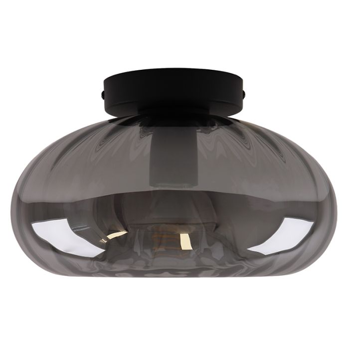 Retro lampa sufitowa szara, Diane