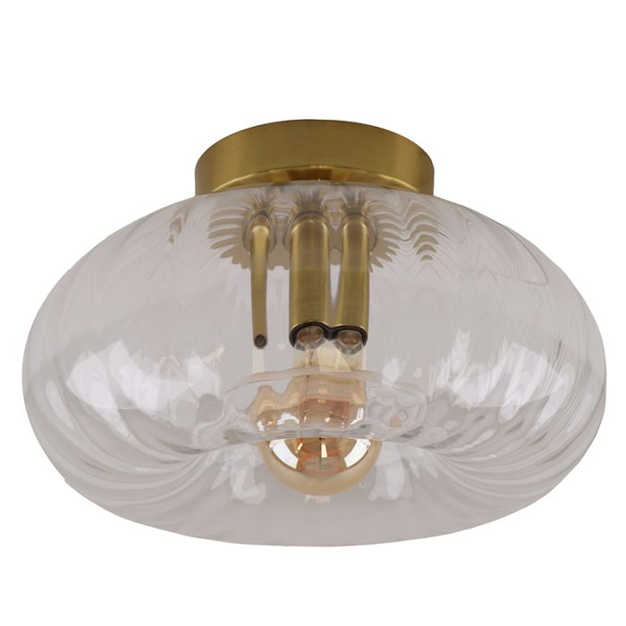Retro lampa sufitowa przezroczysta, Diane