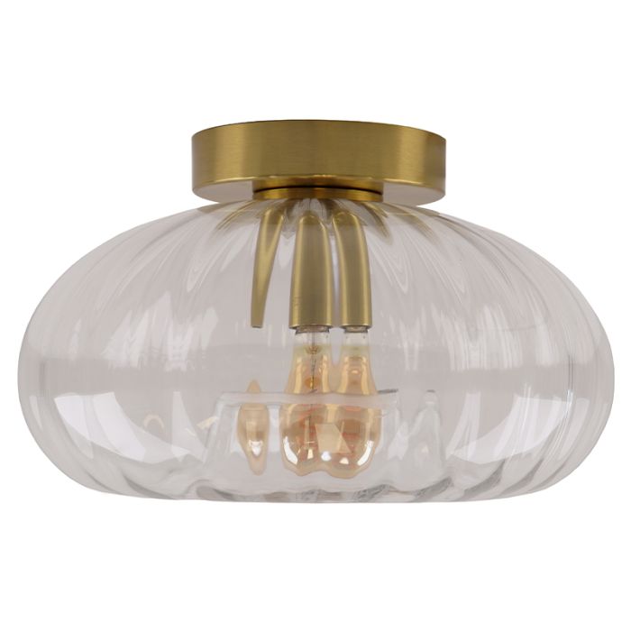 Retro lampa sufitowa przezroczysta, Diane