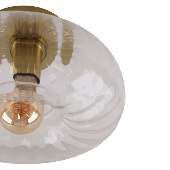 Retro lampa sufitowa przezroczysta, Diane