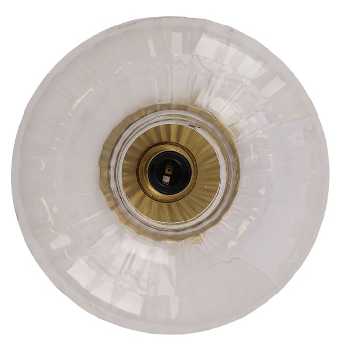 Retro lampa sufitowa przezroczysta, Diane