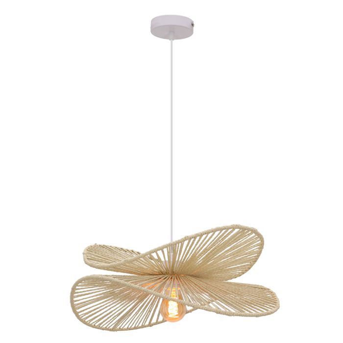 Papierowa lampa wisząca beżowa, Rosalie