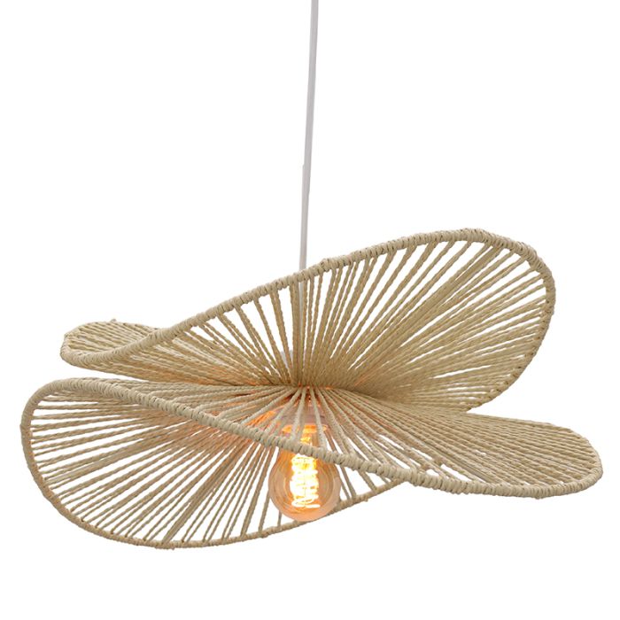 Papierowa lampa wisząca beżowa, Rosalie
