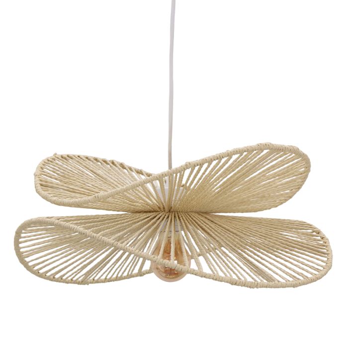 Papierowa lampa wisząca beżowa, Rosalie