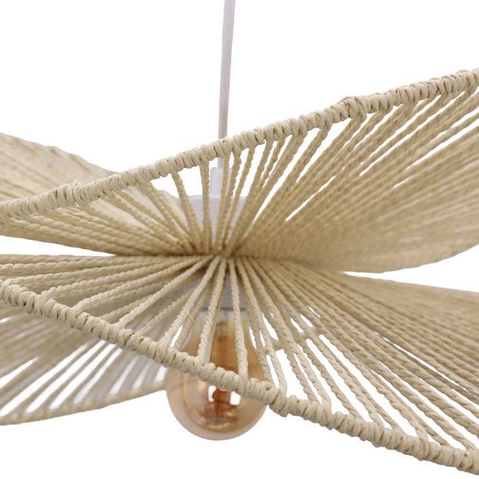 Papierowa lampa wisząca beżowa, Rosalie