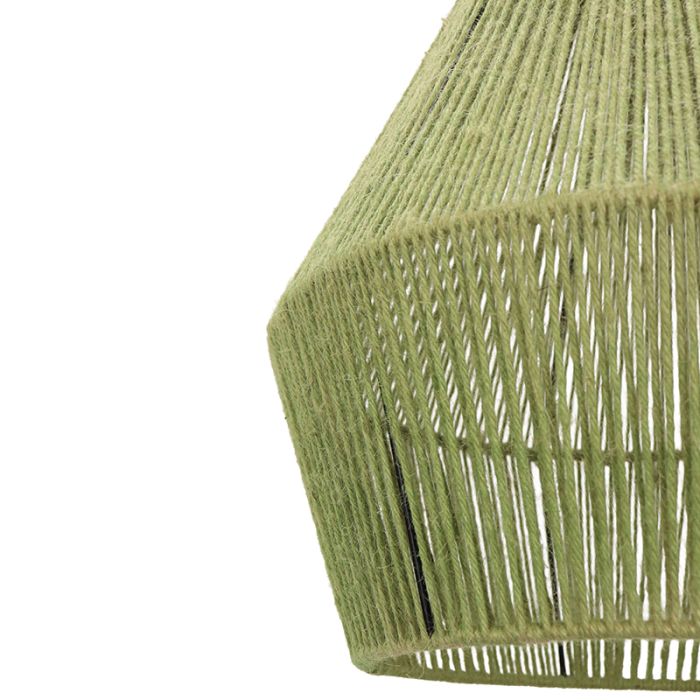 Rustykalna lampa wisząca zielona, Holly