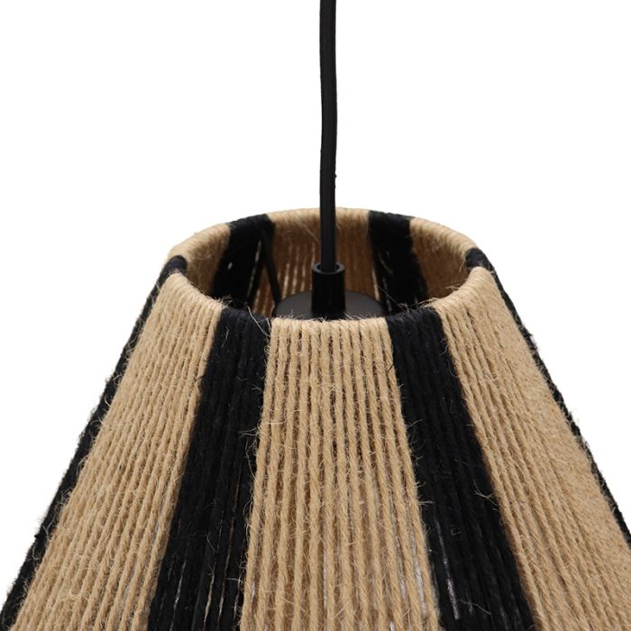 Rustykalna lampa wisząca brązowa, Holly
