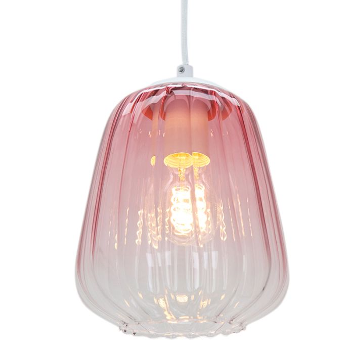 Design lampa wisząca różowa, Sue