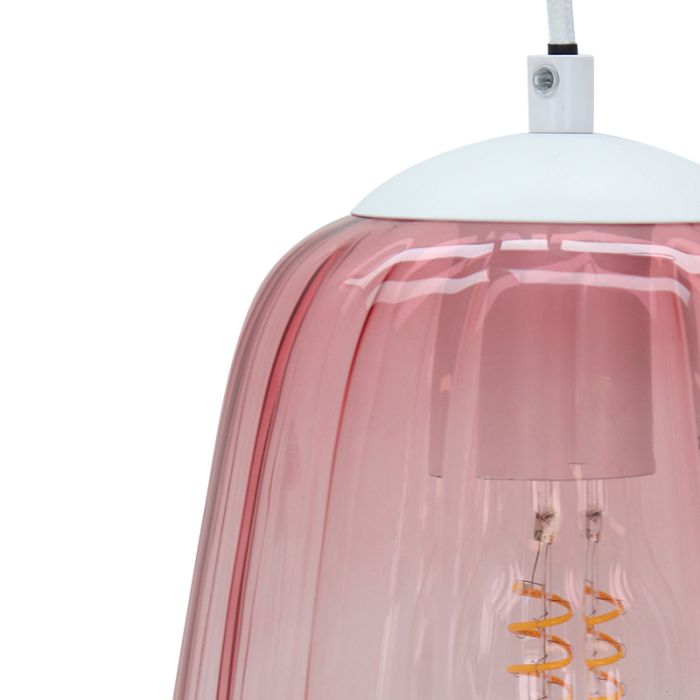 Design lampa wisząca różowa, Sue