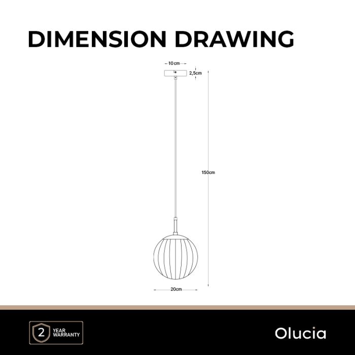 Retro lampa wisząca różowa, Rifka