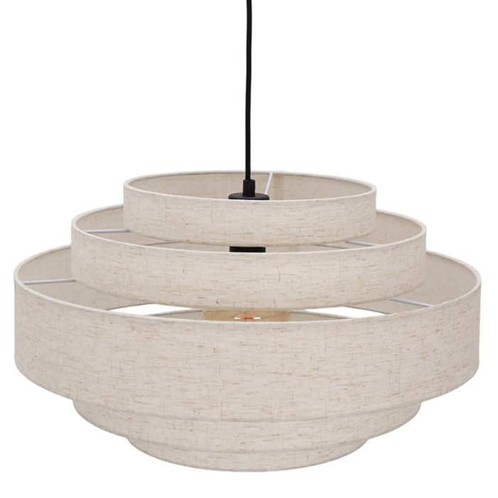 Nowoczesna lampa wisząca beżowa, Timmy