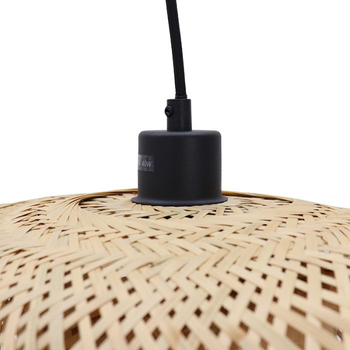 Bambusowa lampa wisząca brązowa, Sezen