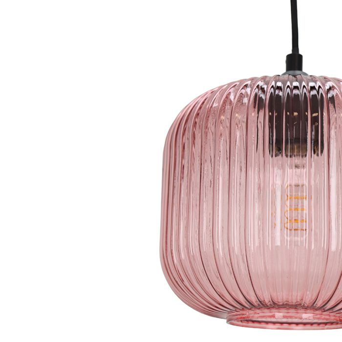 Design lampa wisząca różowa, Charlois