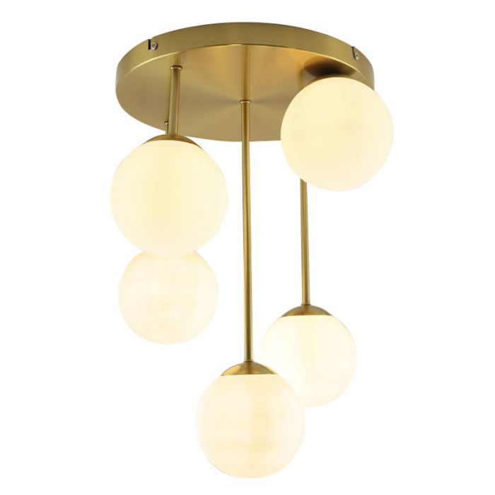 Design lampa sufitowa mosiądz, Stacy