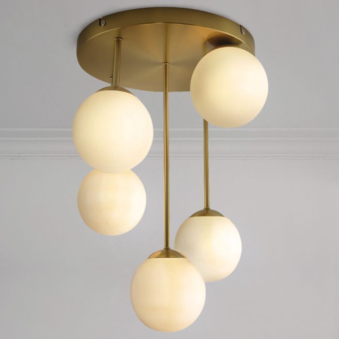 Design lampa sufitowa mosiądz, Stacy