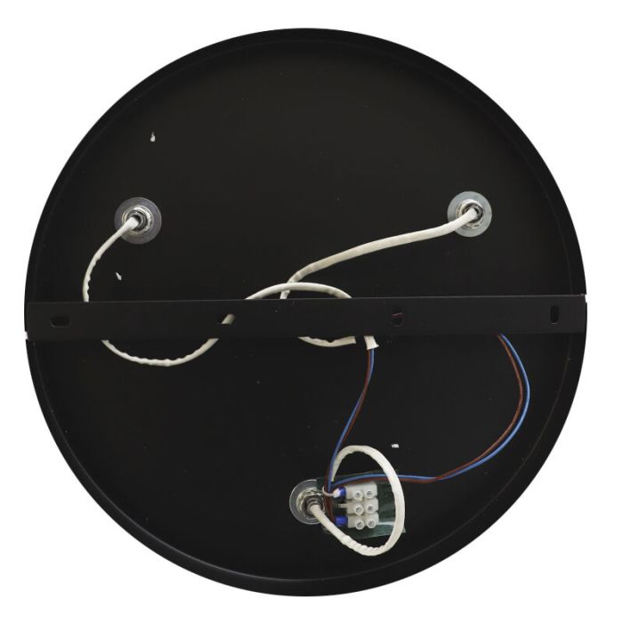 Aluminiowa lampa sufitowa czarna, Swen