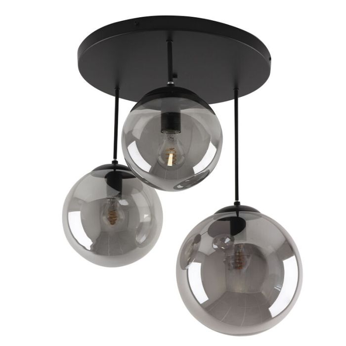 Design lampa sufitowa czarna, Dolf