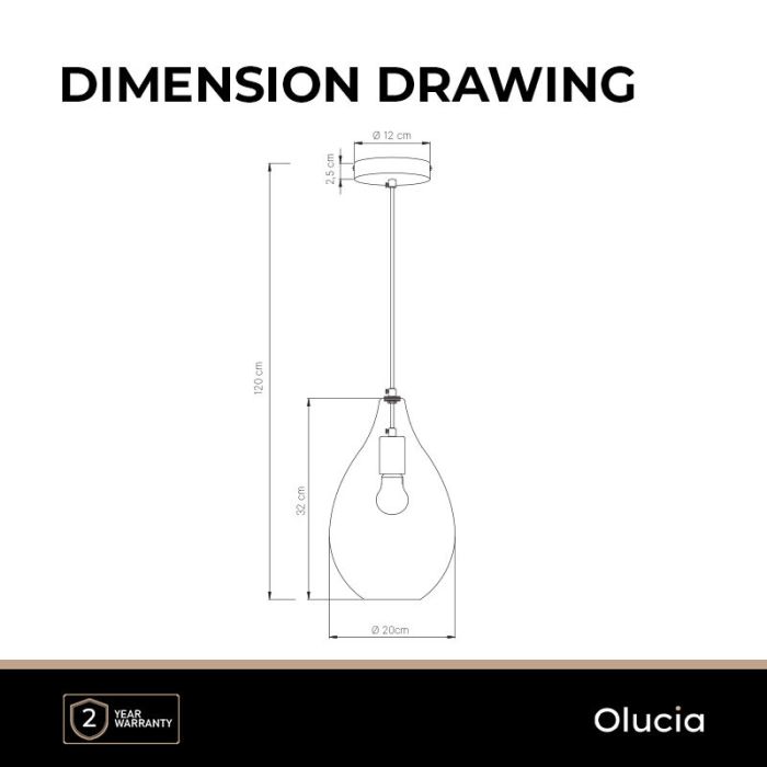 Design lampa wisząca niebieska, Cees