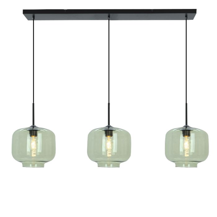 Retro lampa wisząca zielona, Anniek