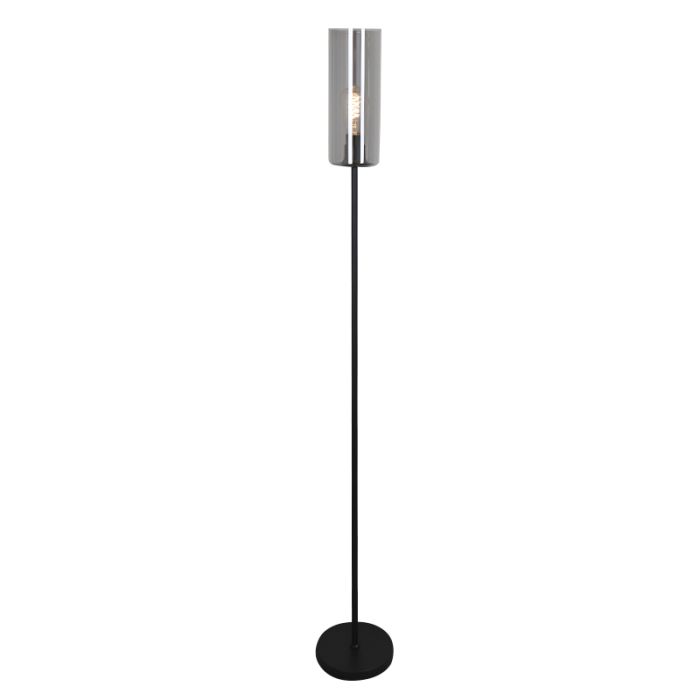 Nowoczesna lampa stojąca szara, Gaya, z przełącznik