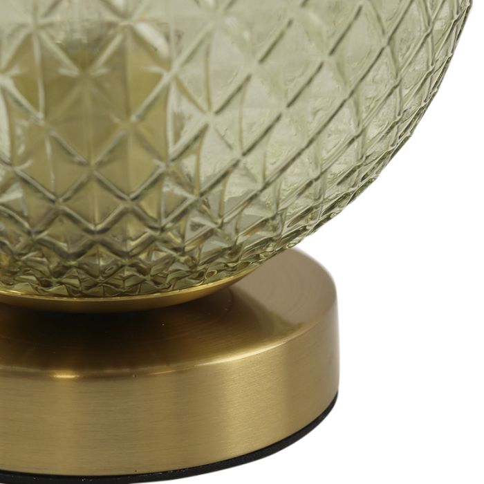 Retro lampa sufitowa zielona, Johnson
