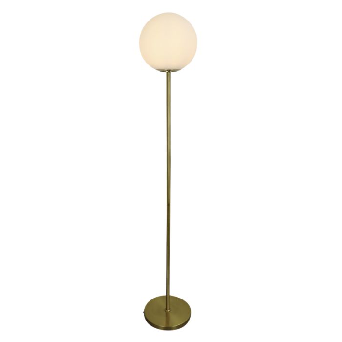 Design lampa stojąca biała, Dolf, z przełącznik