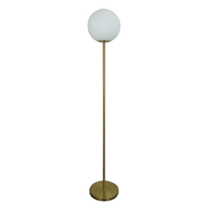 Design lampa stojąca biała, Dolf, z przełącznik