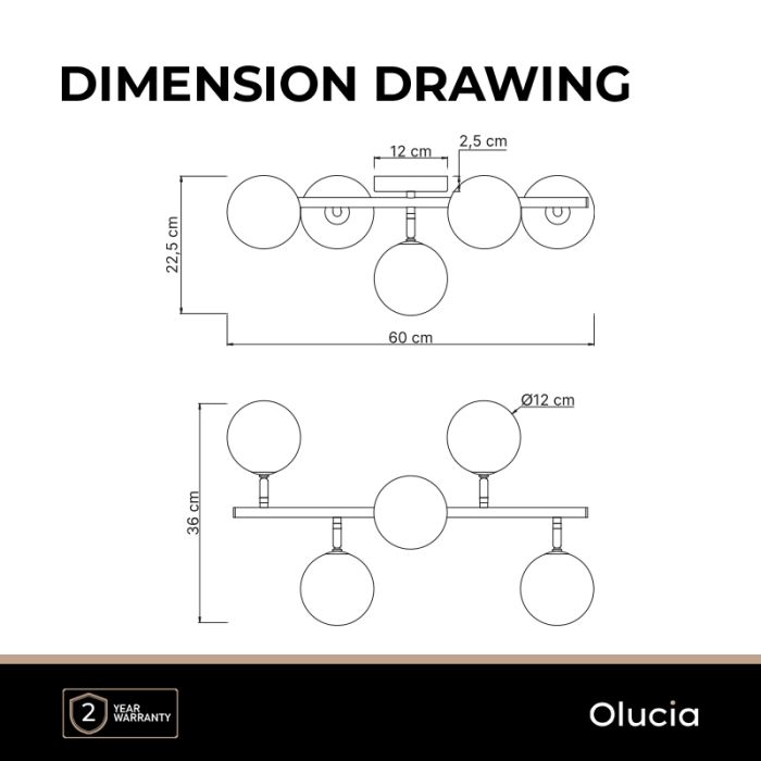 Design lampa sufitowa szara, Remo