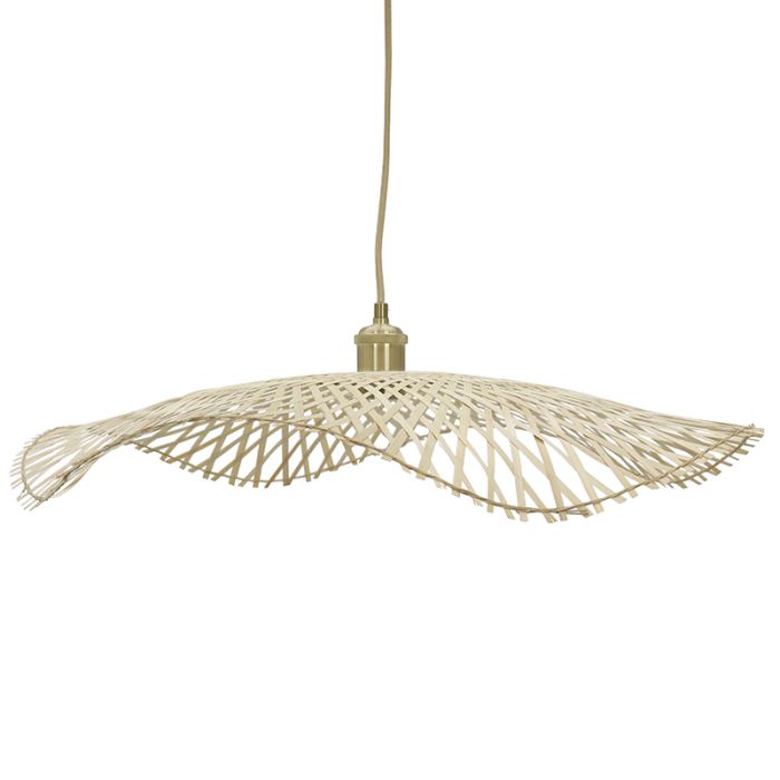 Bambusowa lampa wisząca brązowa, Romee