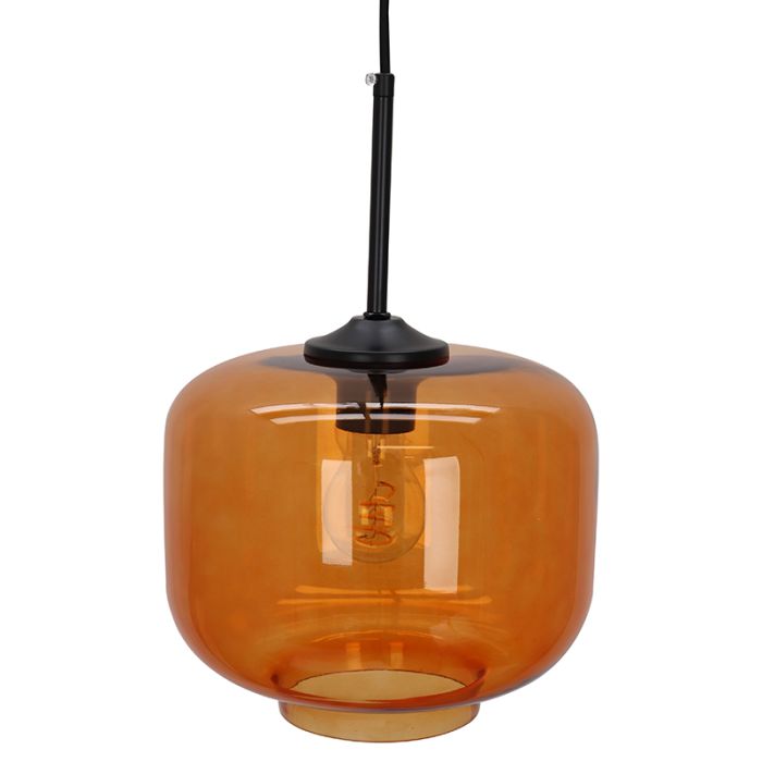 Retro lampa wisząca brązowa, Anniek