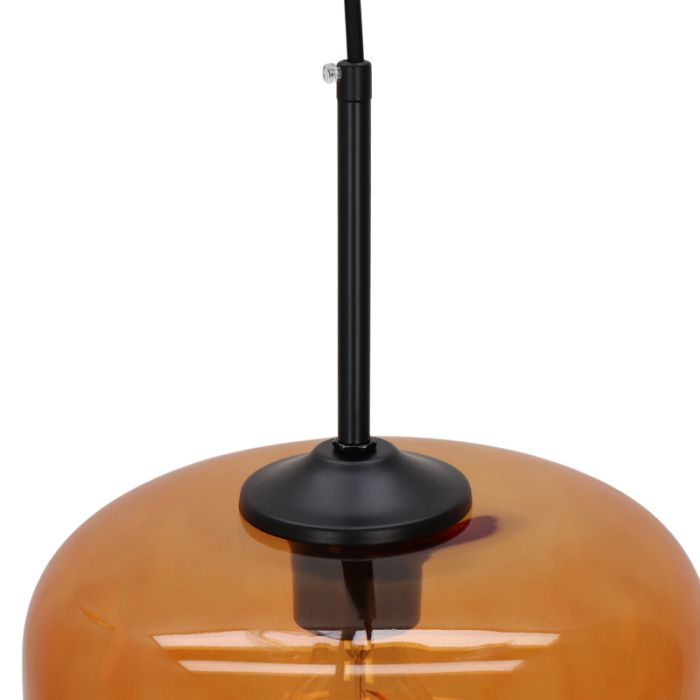 Retro lampa wisząca brązowa, Anniek