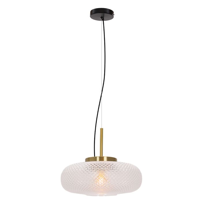 Retro lampa wisząca przezroczysta, Johnson
