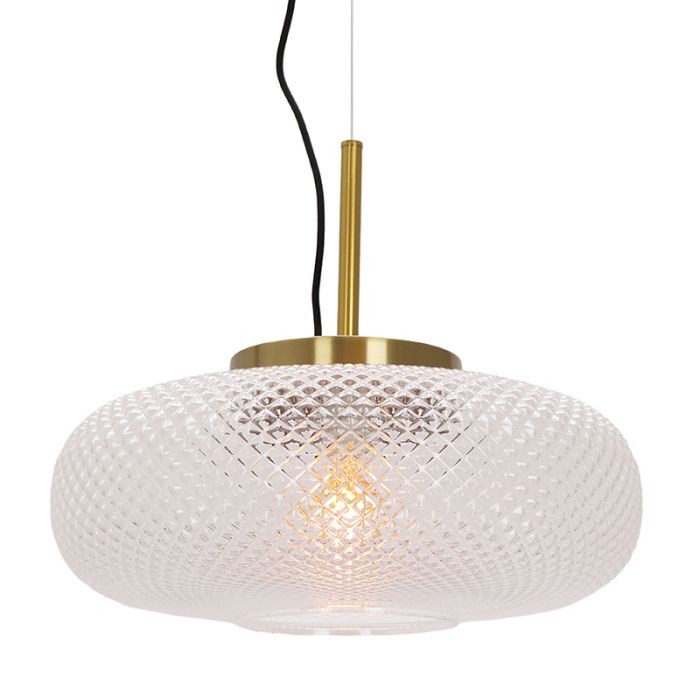 Retro lampa wisząca przezroczysta, Johnson