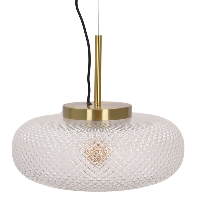 Retro lampa wisząca przezroczysta, Johnson