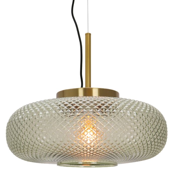 Retro lampa wisząca zielona, Johnson