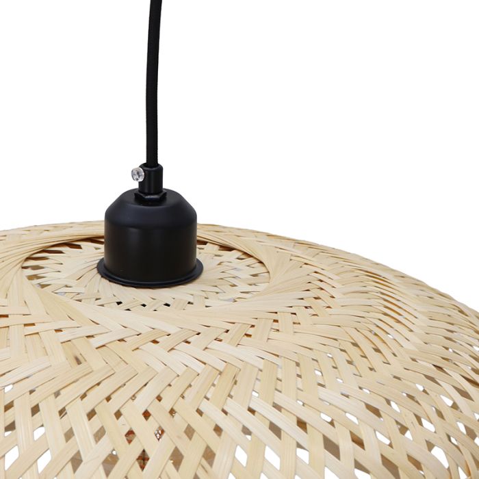 Bambusowa lampa wisząca brązowa, Jennifer