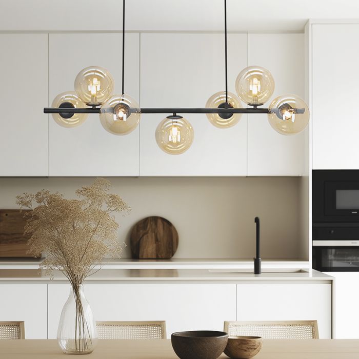 Design lampa wisząca bursztynowa, Remo