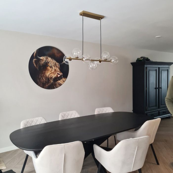 Design lampa wisząca przezroczysta, Remo